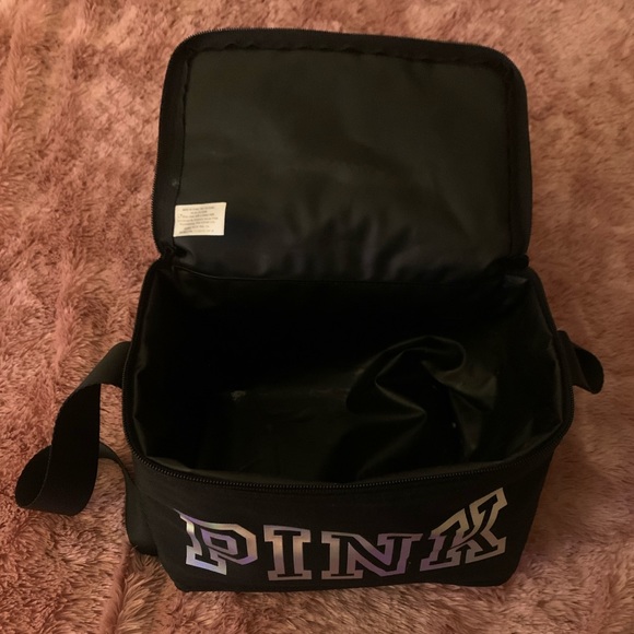 🚫SOLD🚫PINK BLK W/Reflective Logo Lunch Box - Picture 2 of 3